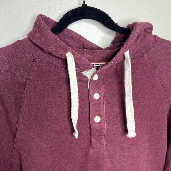 The Normal Brand Henley Hoodie Pullover Sweatshirt Mens Medium - Picture 3 of 12